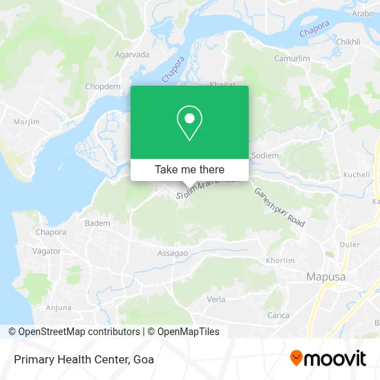 Primary Health Center map