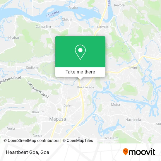 Heartbeat Goa map