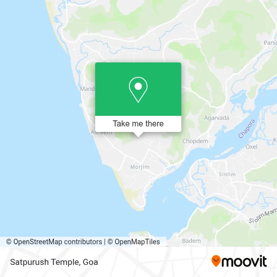 Satpurush Temple map