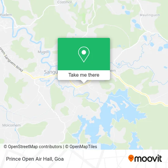 Prince Open Air Hall map