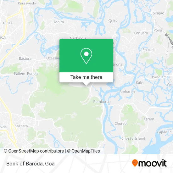 Bank Of Baroda map