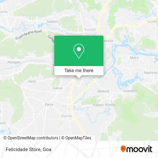 Felicidade Store map