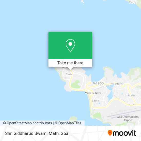Shri Siddharud Swami Math map