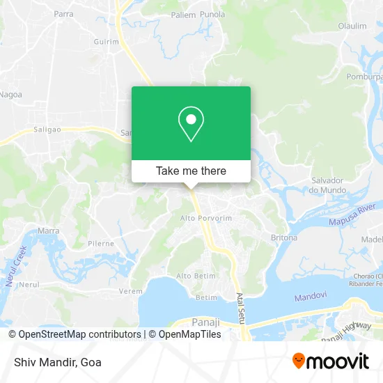 Shiv Mandir map