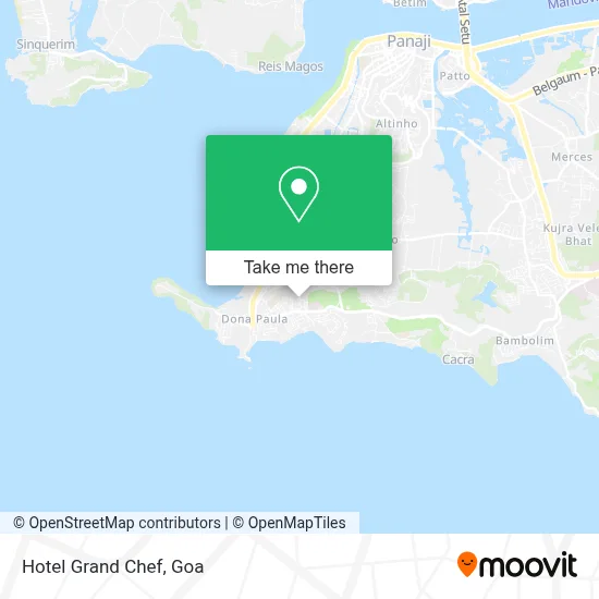 Hotel Grand Chef map