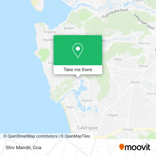 Shiv Mandir map