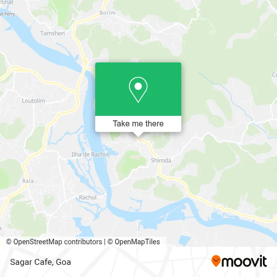Sagar Cafe map