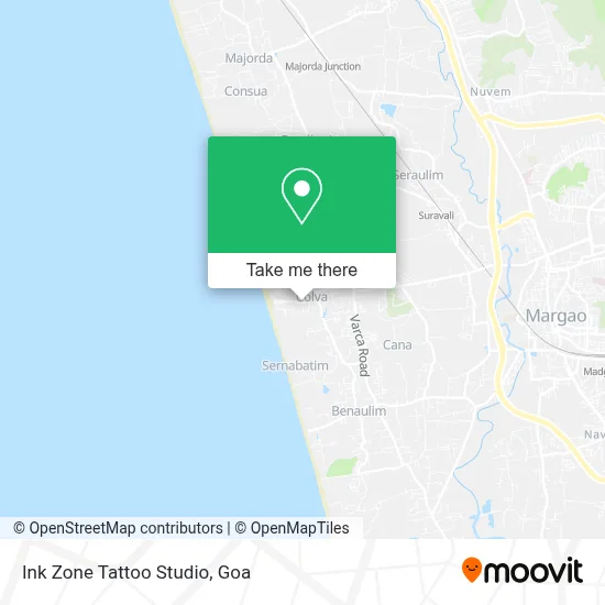 Ink Zone Tattoo Studio map