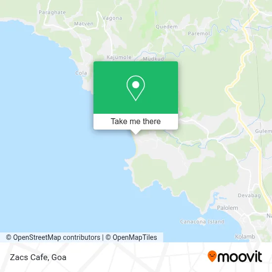 Zacs Cafe map