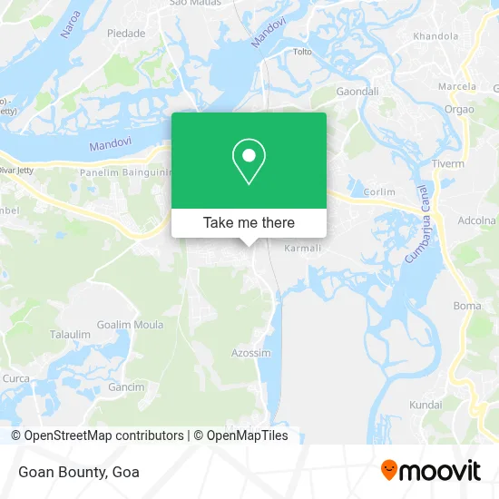 Goan Bounty map