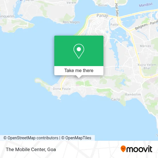 The Mobile Center map