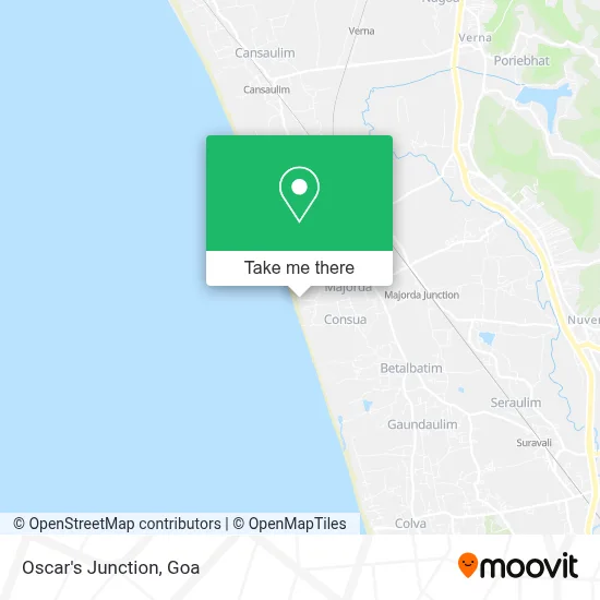 Oscar's Junction map