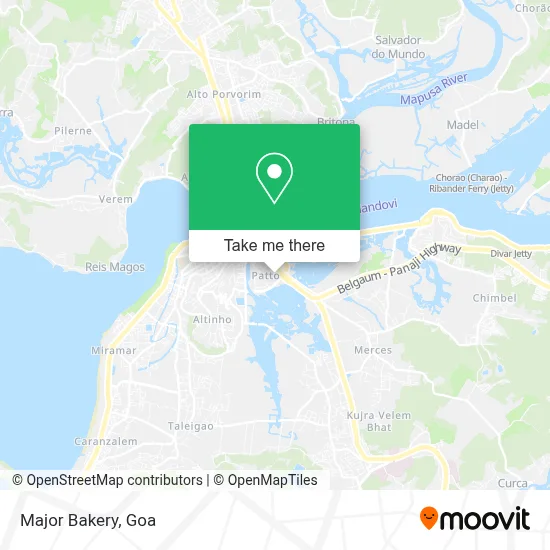 Major Bakery map
