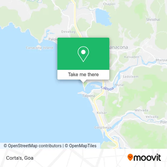 Corta's map