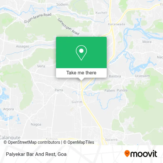 Palyekar Bar And Rest map