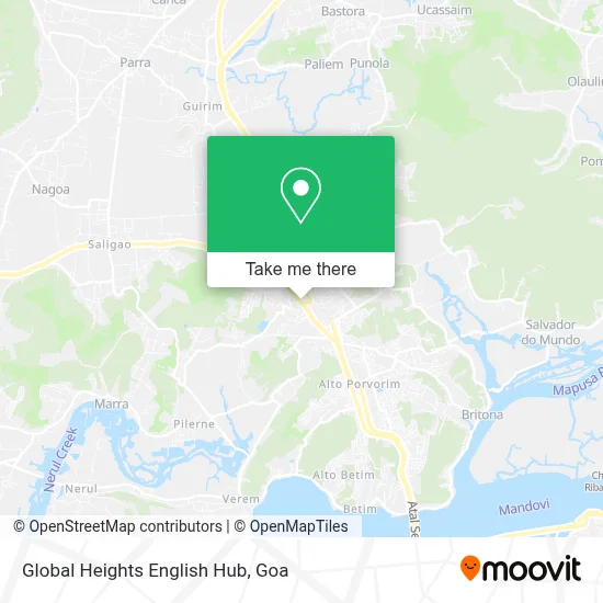 Global Heights English Hub map