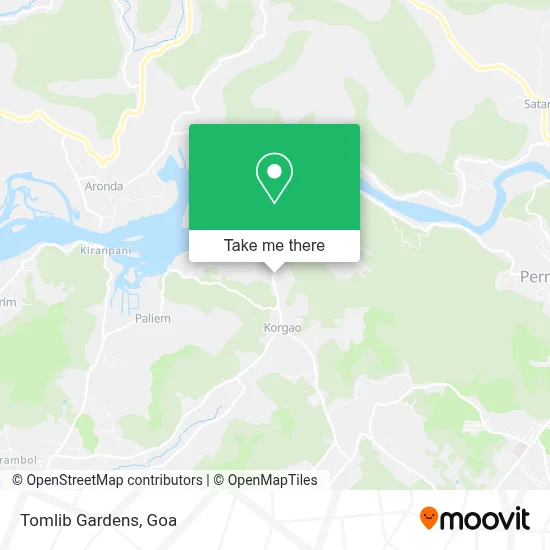 Tomlib Gardens map