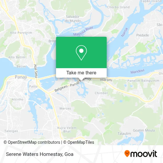 Serene Waters Homestay map