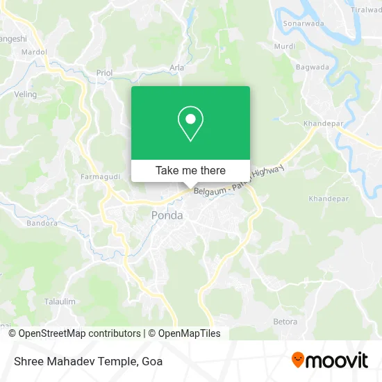 Shree Mahadev Temple map