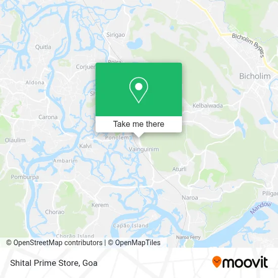 Shital Prime Store map