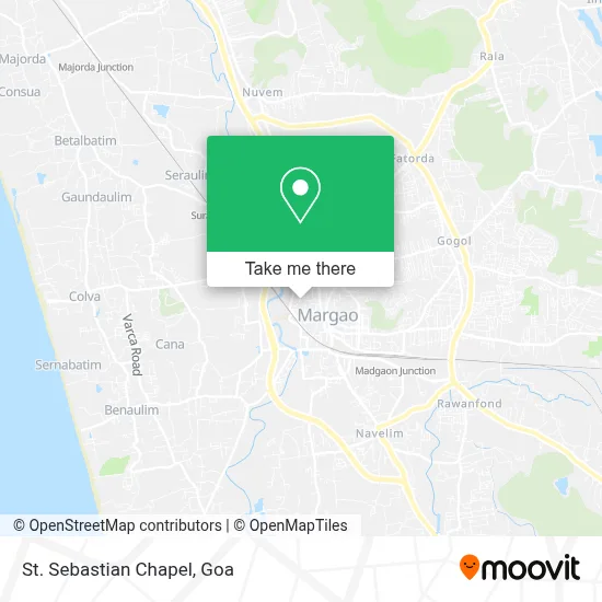 St. Sebastian Chapel map