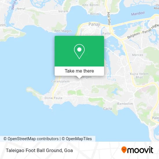 Taleigao Foot Ball Ground map