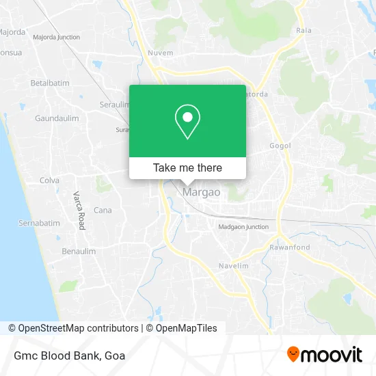 Gmc Blood Bank map