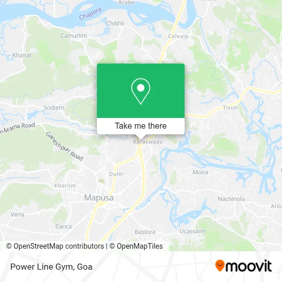Power Line Gym map