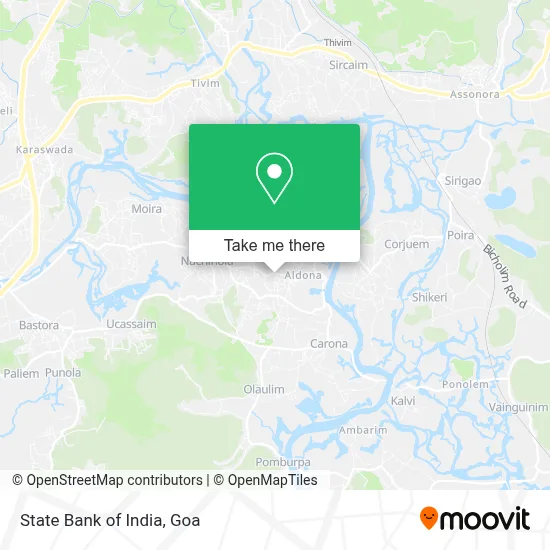 State Bank Of India map