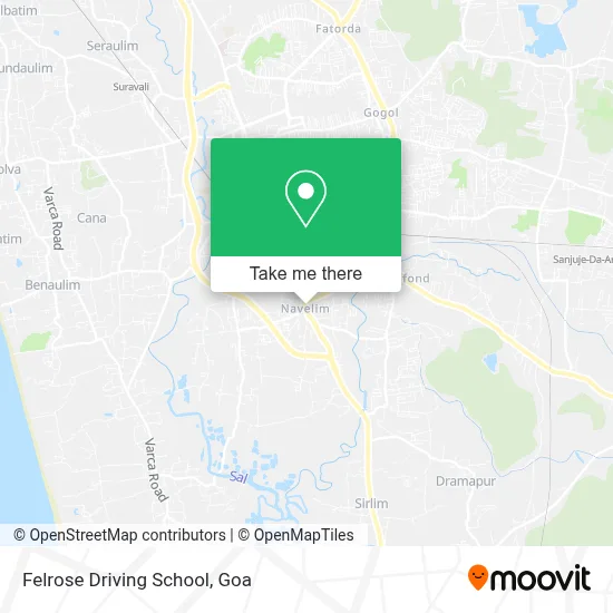 Felrose Driving School map