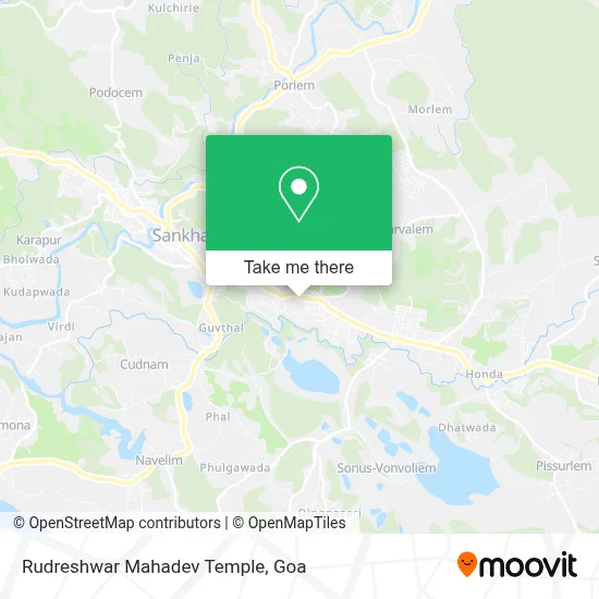 Rudreshwar Mahadev Temple map