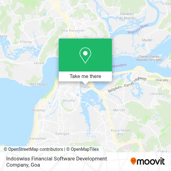Indoswiss Financial Software Development Company map