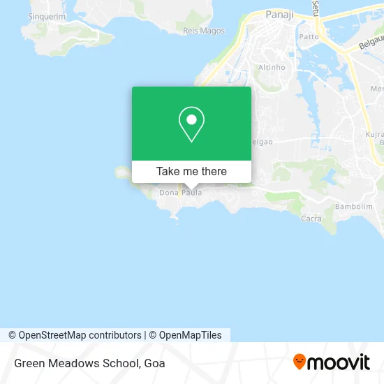 Green Meadows School map