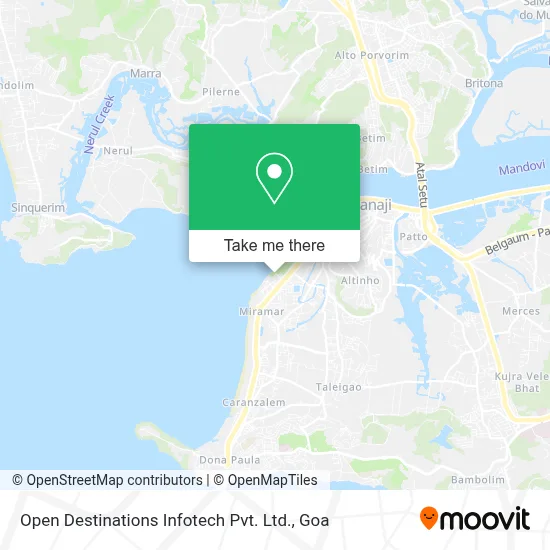 Open Destinations Infotech Pvt. Ltd. map