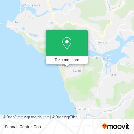 Sannas Centre map