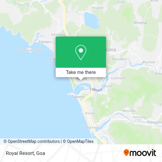 Royal Resort map