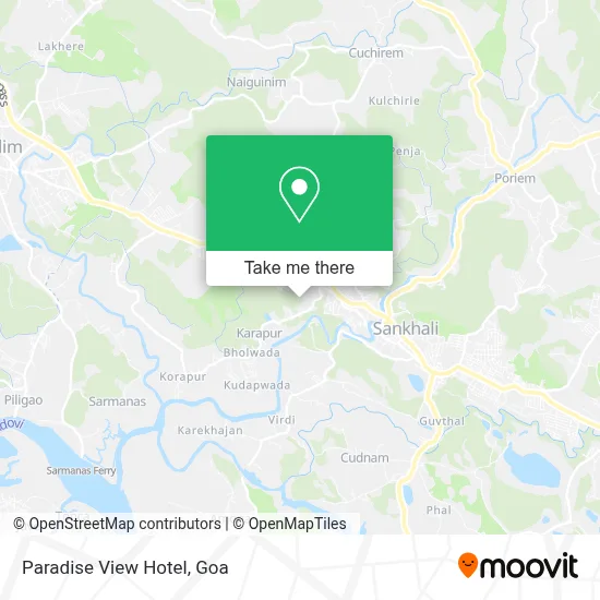 Paradise View Hotel map