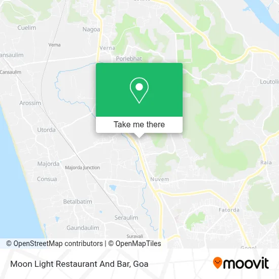 Moon Light Restaurant And Bar map