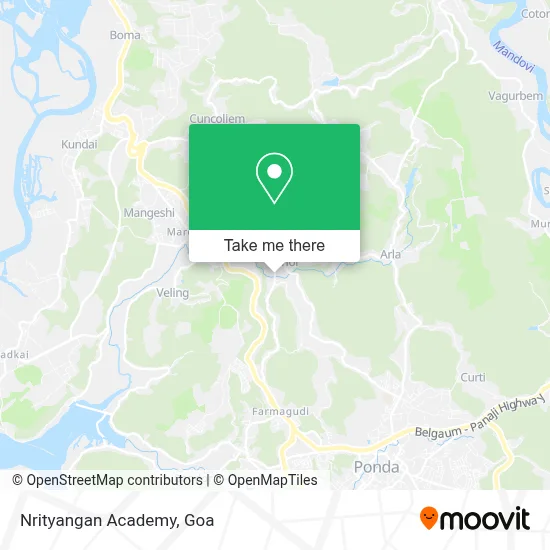 Nrityangan Academy map
