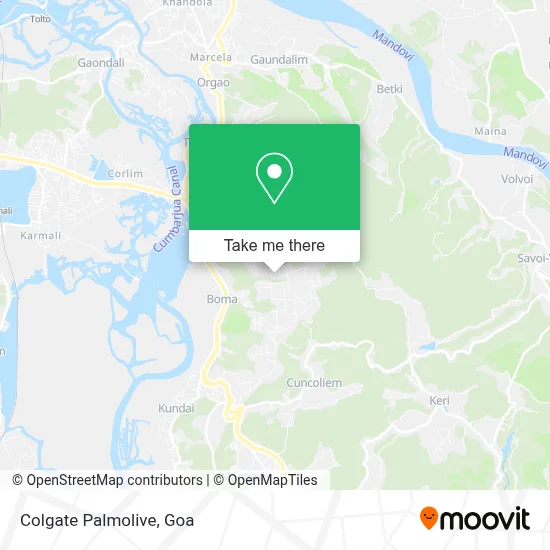 Colgate Palmolive map