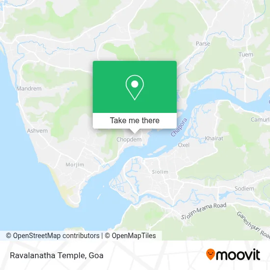 Ravalanatha Temple map