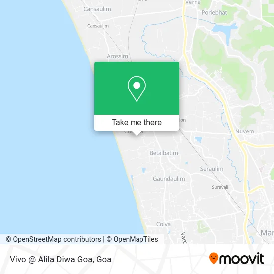 Vivo @ Alila Diwa Goa map