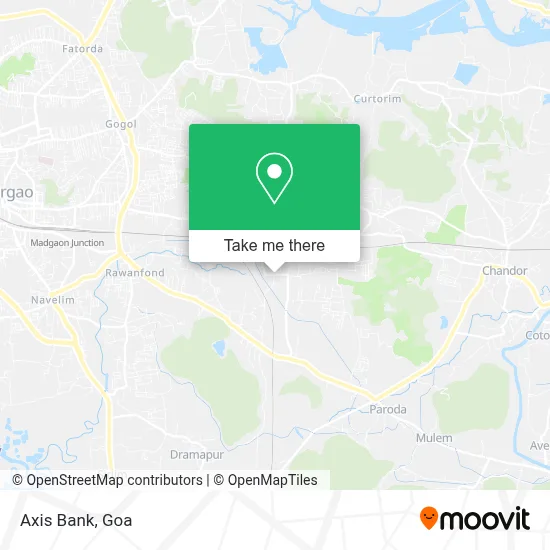 Axis Bank map