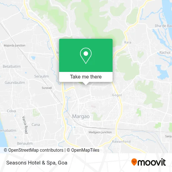 Seasons Hotel & Spa map