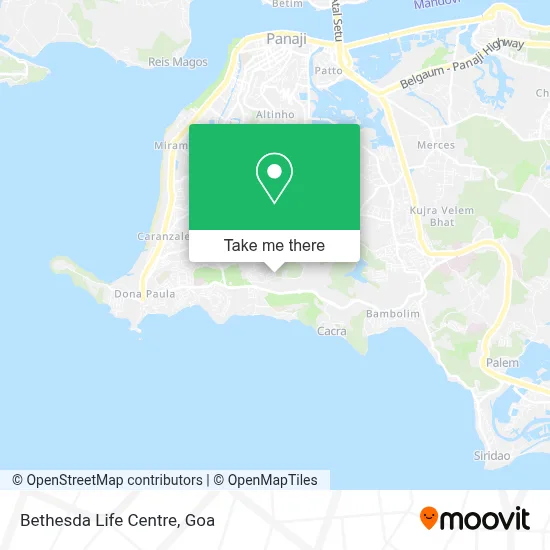 Bethesda Life Centre map