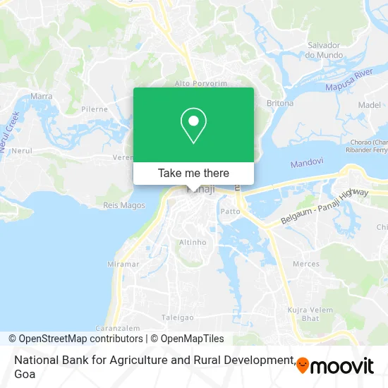 National Bank For Agriculture And Rural Development map