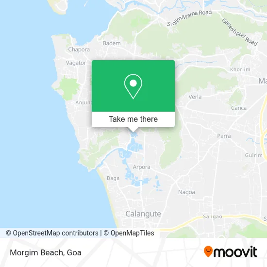 Morgim Beach map