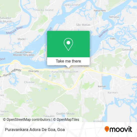 Puravankara Adora De Goa map