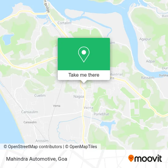 Mahindra Automotive map
