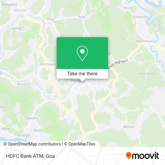 Hdfc Bank Atm map